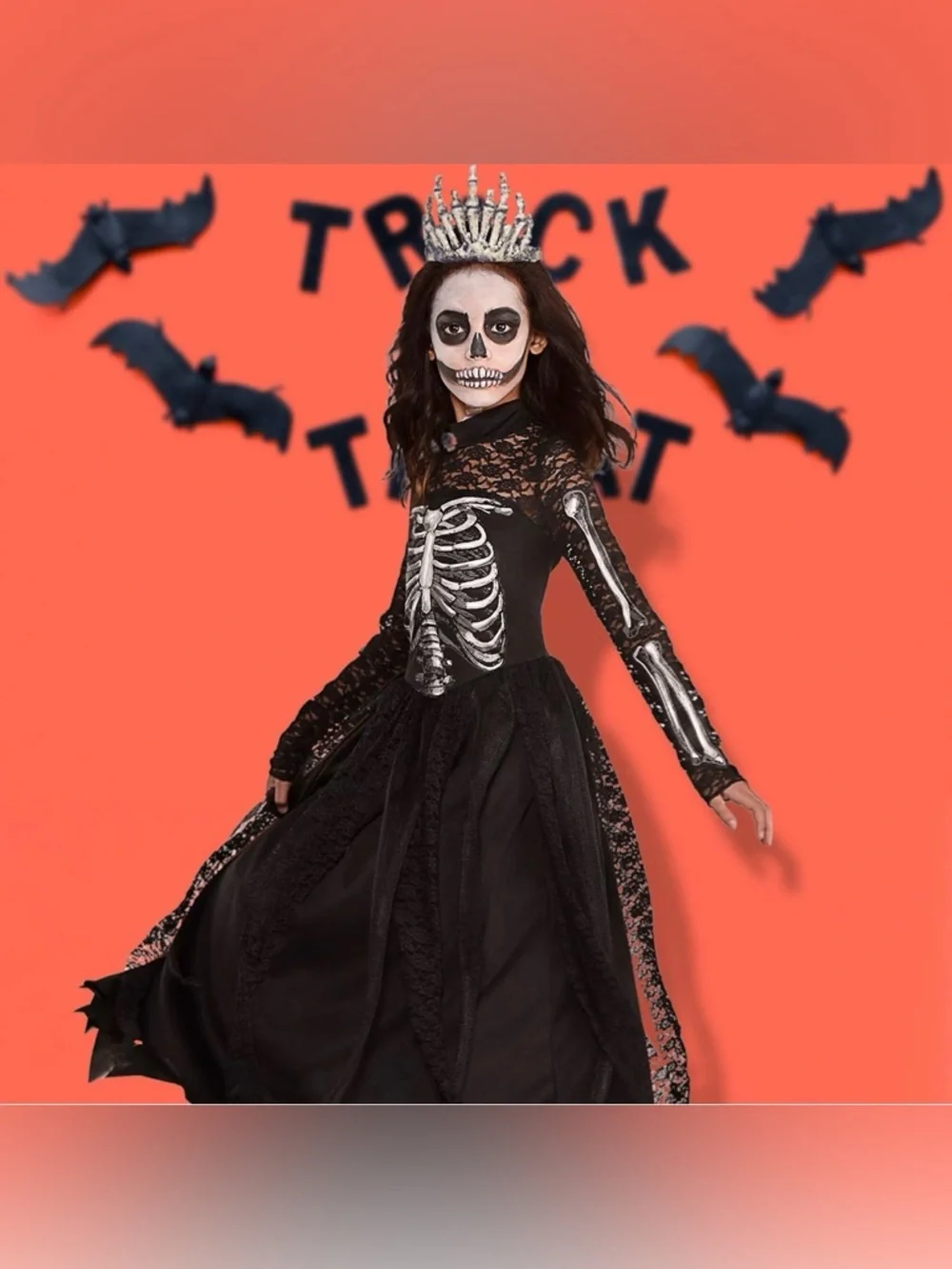 Amscan undead Princess Halloween costume for kids size 12-14 New - Picture 2 of 5